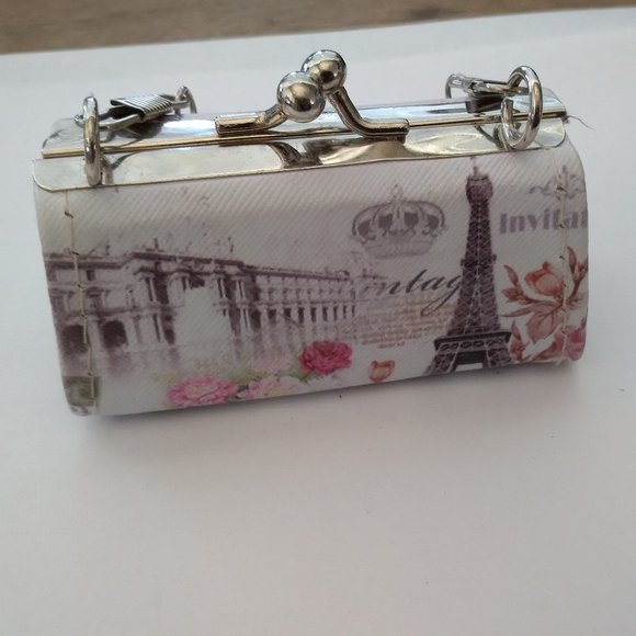 Minature coin purse with french scene - Picture 2 of 7